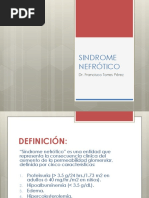 Sindrome Nefrotico y Nefritico