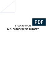 Syllabus Ms Ortho