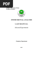 Instrumental Analysis Manual IUG1