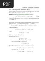 Autoregression AR (P)