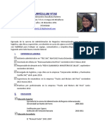 Curriculum Vitae Chacaltana