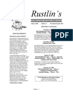 Nov-Dec 2004 Rustlin's Newsletter Prairie and Timbers Audubon Society 