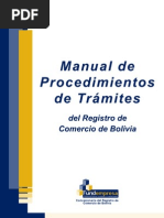 Manual de Procedimientos de Tramites