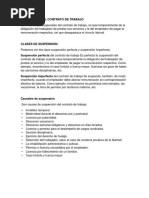 Suspension Laboral CR