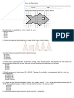 Prova de Matemática 4b