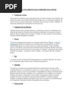 Significado de Los Elementos Que Componen Un Altar de Muertos