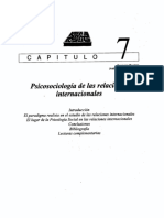 Psicologia de Las Relaciones Internacionales