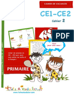 Cahier de Vacances Ce1 Ce2 Cahier 2