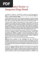 Social Justice Society Vs Dangerous Drugs Board