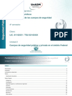 Unidad 2 Cuerpos de Seguridad Pública y Privada en El Ambito Federal