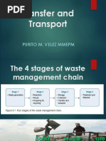 Transfer and Transport of Solid Waste