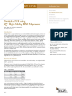 Multiplex PCR Using Q5 High-Fidelity DNA Polymerase