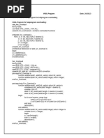 Experiment6 VHDL