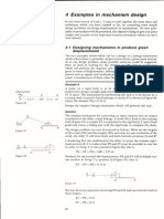 Examples in Mechanism Design: Designing Me H8nisms To Produce Given Dlspi8cements