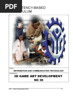 CBC-3D Game Arts NC III