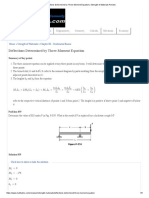 Deflections Determined by Three-Moment Equation - Strength of Materials Review