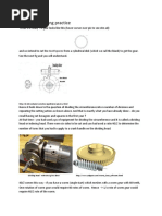 Gear Cutting by Differential Indexing On Milling Machine Workshop Practice II