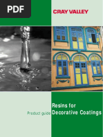 Resins For Decorative Coatings: Product Guide