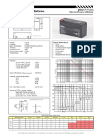 VRLA Batteries PBQ 3.5-4: 3.5ah - 4volt