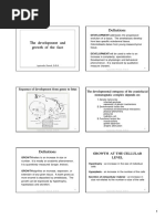 1 The Development and Growth of The Face