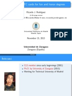 Ricardo J. Rodr Iguez: Rjrodriguez@Fi - Upm.Es @ricardojrdez WWW - Ricardojrodriguez.Es