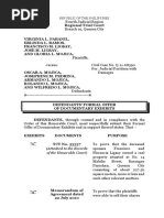 Republic of The Philippines: (Attached To The Records of The Honorable Court)