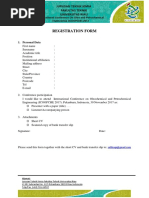 Registration Form and Hotels