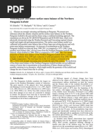 Schaefer Et Al. - 2013 - Modeling Past and Future Surface Mass Balance of The Northern Patagonia Icefield