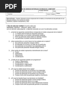 Prueba 6 Basico Estados de La Materia