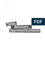 Tests: Révisions Approfondissements