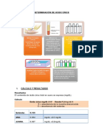 Determinación de Ácido Úrico