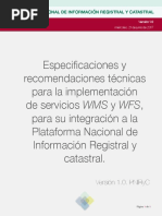 Recomendaciones Servicios WMS y WFS