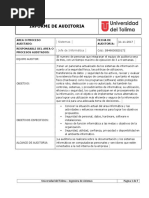 Informe Auditoria Informatica