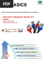 Ict Basics: End-User Training For Novice ICT Users