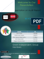 Welcome To Our Presentation: Presentation On Audit Report