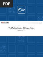 Fortiauthenticator v5.1.0 Release Notes