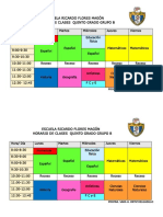 Horario de Clases