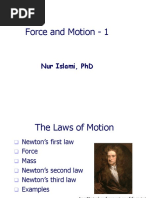 Force and Motion - 1