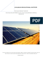 DEI - Complete DPR - 50 KWP X 2 - Rooftop Solar Plant