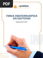 Firma Ininterrumpida Gestiona