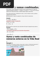 Restas y Sumas Combinadas