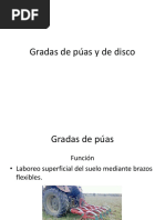 Gradas de Púas y de Disco