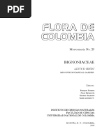 Flora de Colombia BIGNONIACEAE No. 25, 2009 PDF