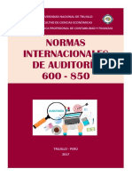 Normas Internacionales de Auditooria 600 - 850 