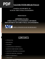 Classification of Shear Wall