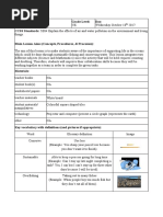 Lesson Plan Science Wed Oct18th