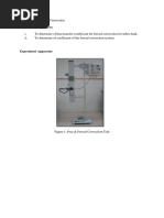 Experiment Objectives:: Lab 1: Free & Forced Convection