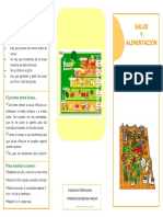 Triptico Taller de Nutrición