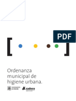 Ordenanza Municipal de Higiene Urbana