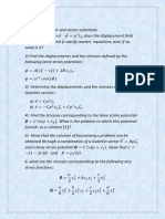 Solution of Elasticity Problems of Potentials